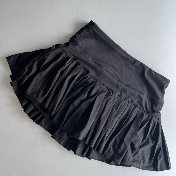 gold hinge Skirts Gold Hinge Black Pleated Tennis Skirt Poshmark